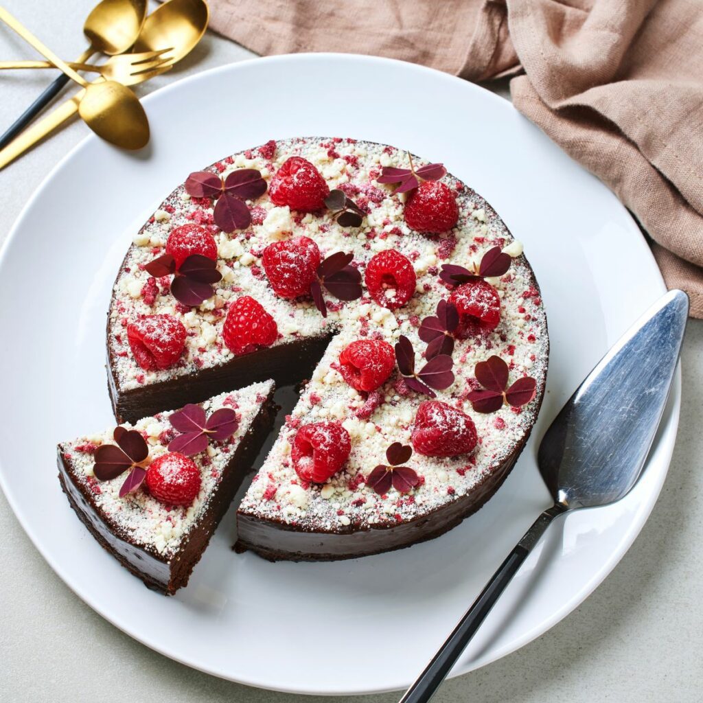 sjokolademoussekake eller Sjokolademousse