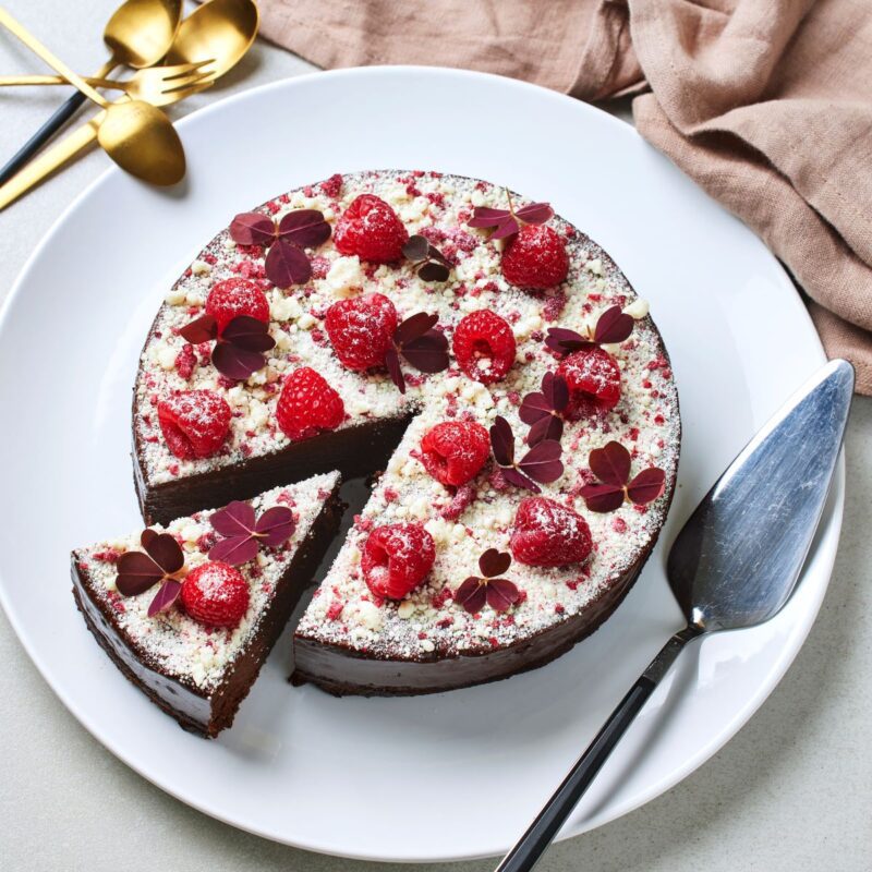 sjokolademoussekake eller Sjokolademousse