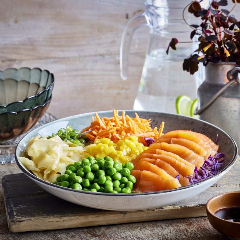 Pokebowl med Salmalaks