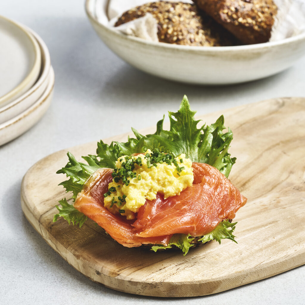 kreativcatering pasmurt rundstykke rokelaks 0063